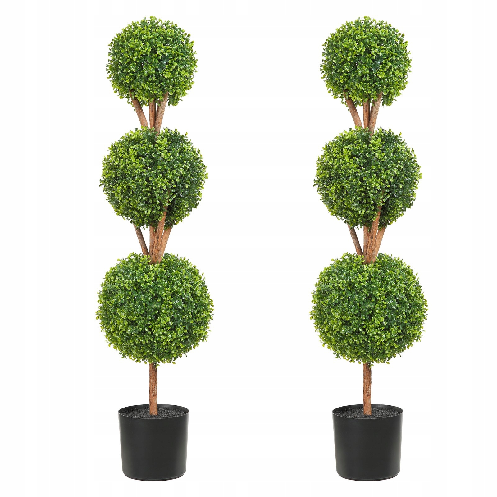 Umělá rostlina umělý zimostráz topiary 2 ks