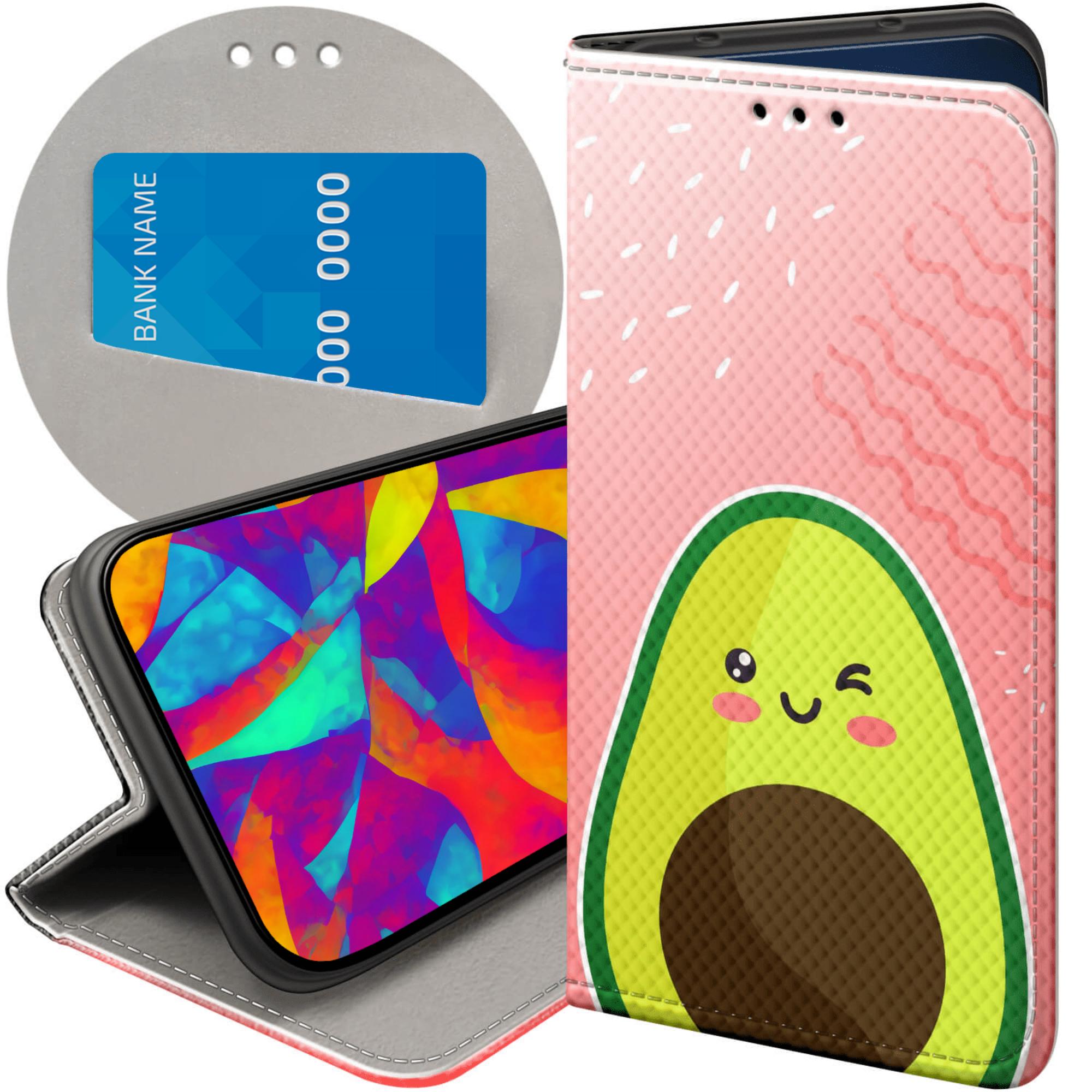 Etui Z Klapką Do Samsung Galaxy J7 2017 Awokado Avocado Owoc Futerał