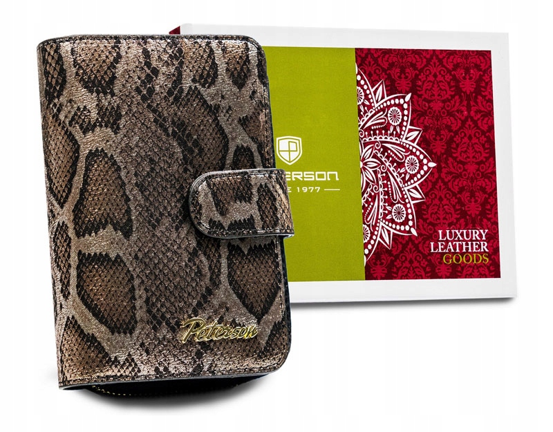 Peterson dámská kožená peněženka BS-602 Rfid