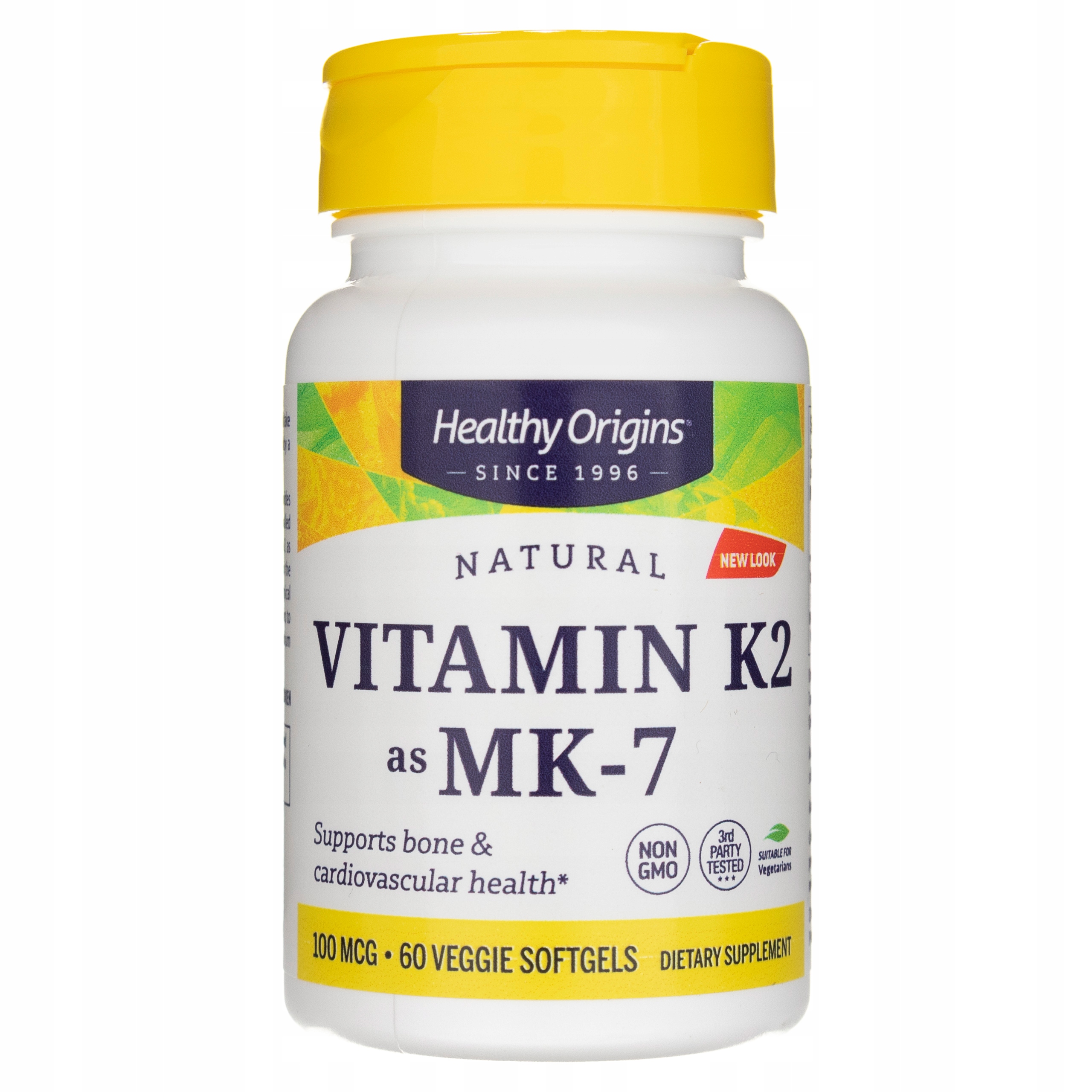 Healthy Origins Vitamín K2 MK-7 100 mcg 60 kaps
