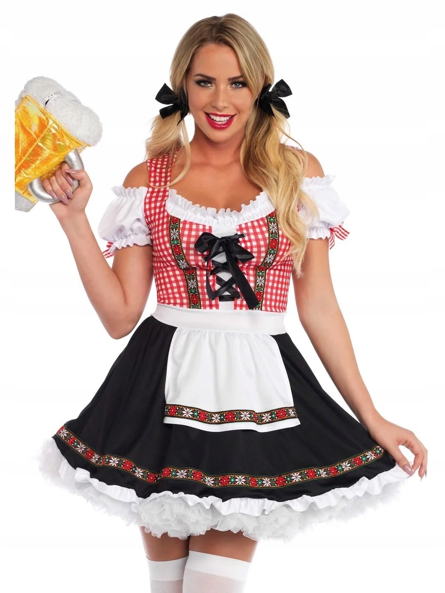 Kostým Bavorka Midi Kostým Bavorky Oktoberfest S