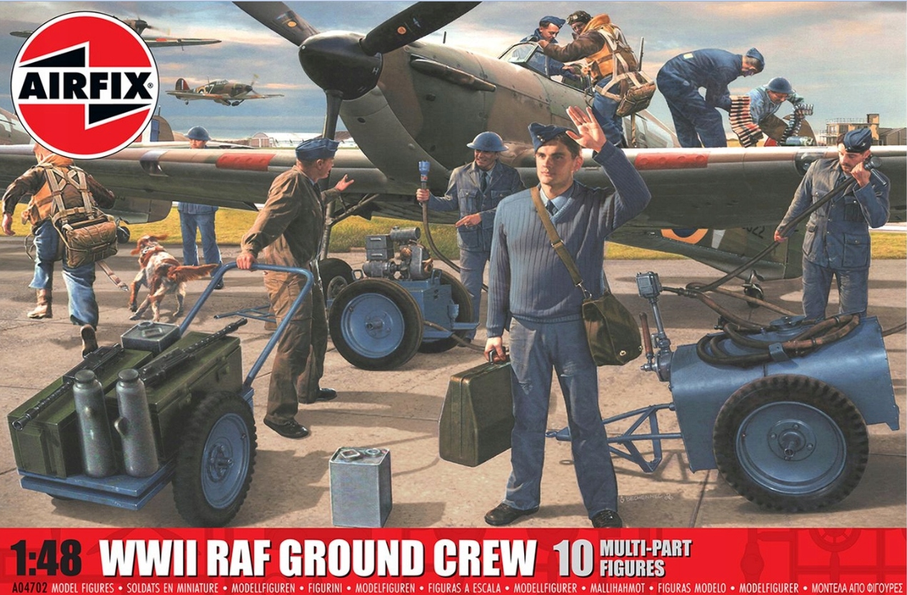 Airfix 04702 1/48 Pozemní posádka Raf z druhé světové války