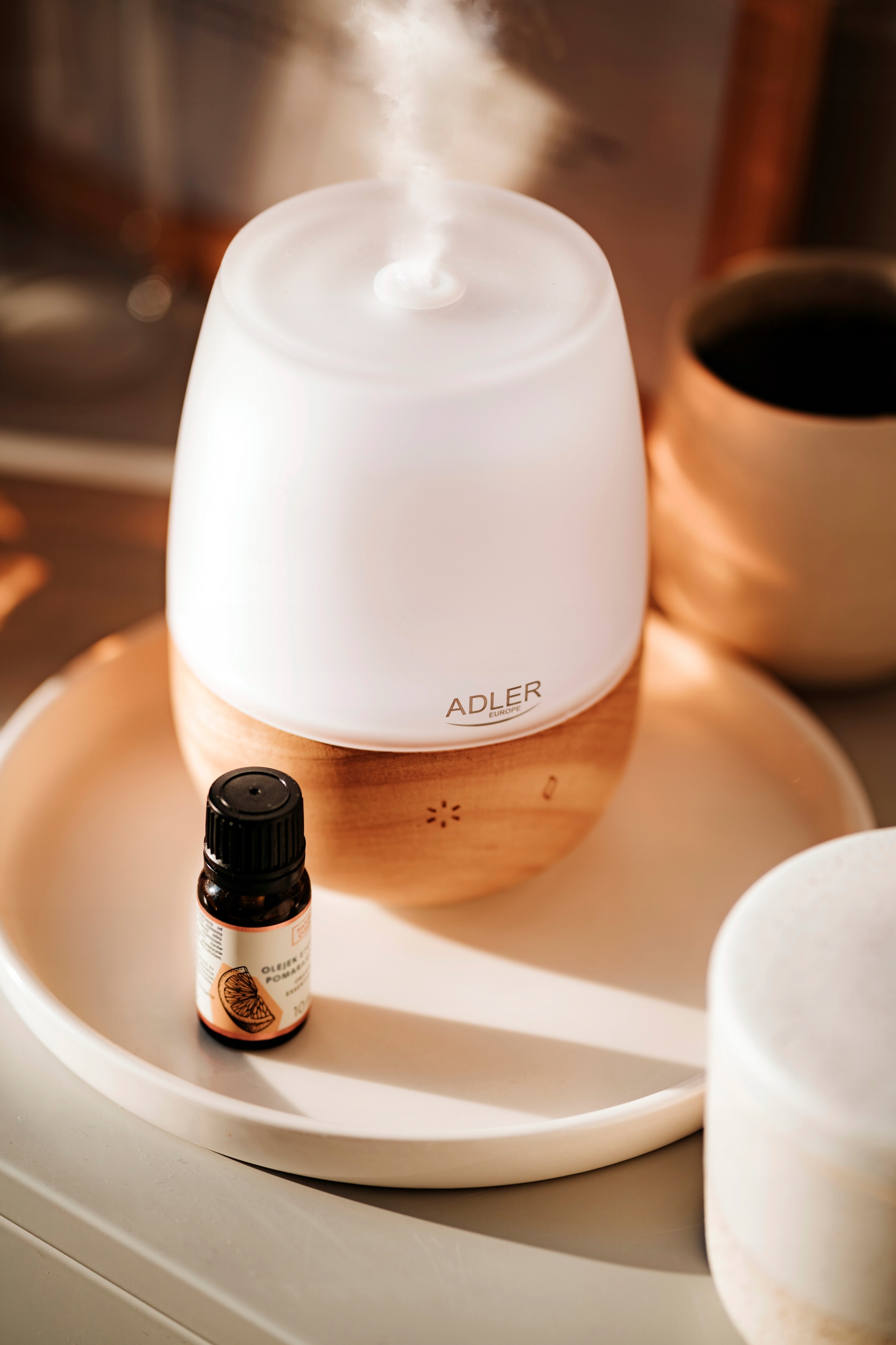 Ultradźwiękowy Dyfuzor Zapachowy 3w1 AD 7967 Aromaterapia Nawilżanie