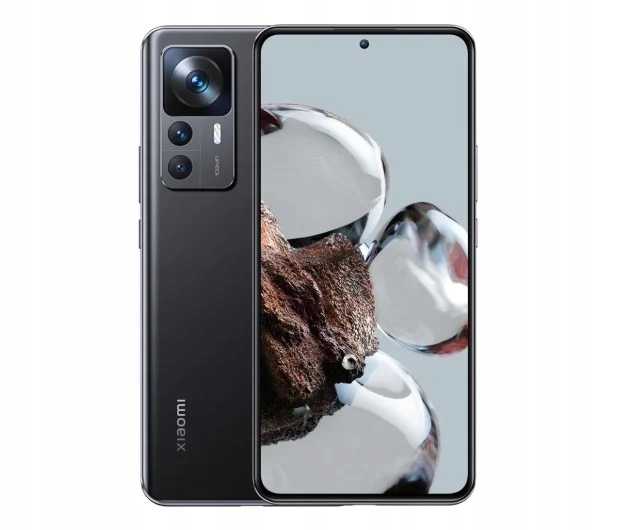 Smartfon Xiaomi 12T 5G 8/128GB 6,67" 120Hz 108Mpix Czarny