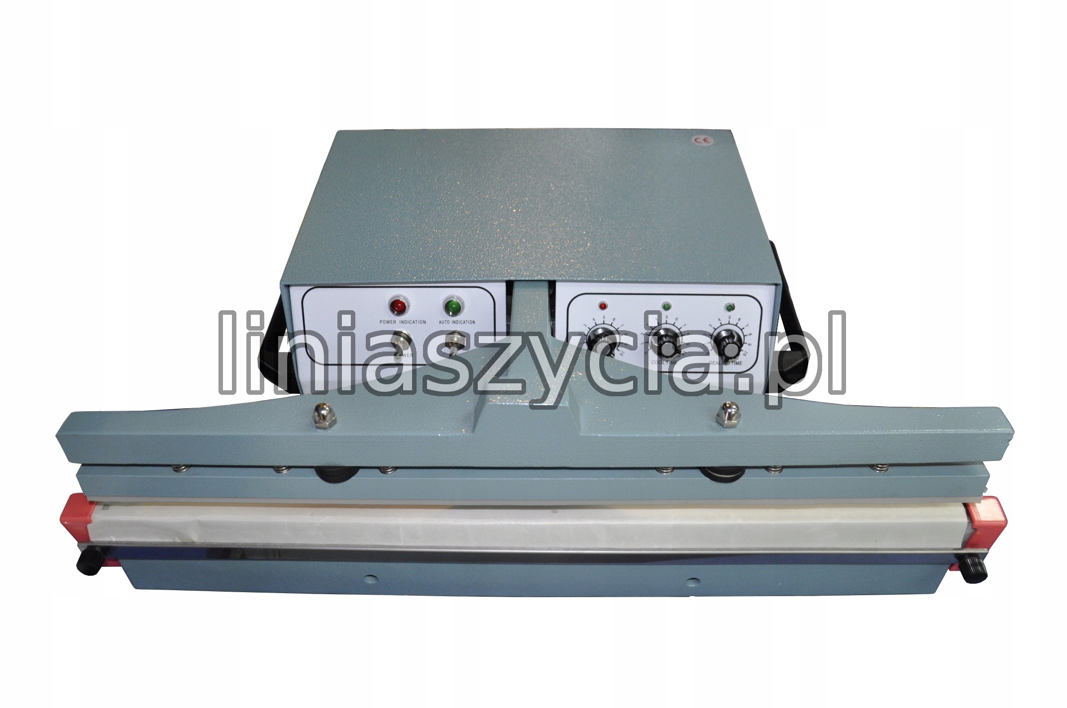 Zgrzewarka folii na elektromagnes do worków folii PS-450 mm LINIA SZYCIA EAN (GTIN) 5905832521943