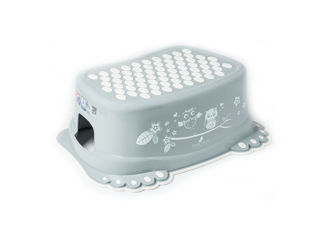 Zestaw NAKŁADKA na sedes DO TOALETY podnóżek PODEST Sowy Szary Kod producenta S-Z2NT-S