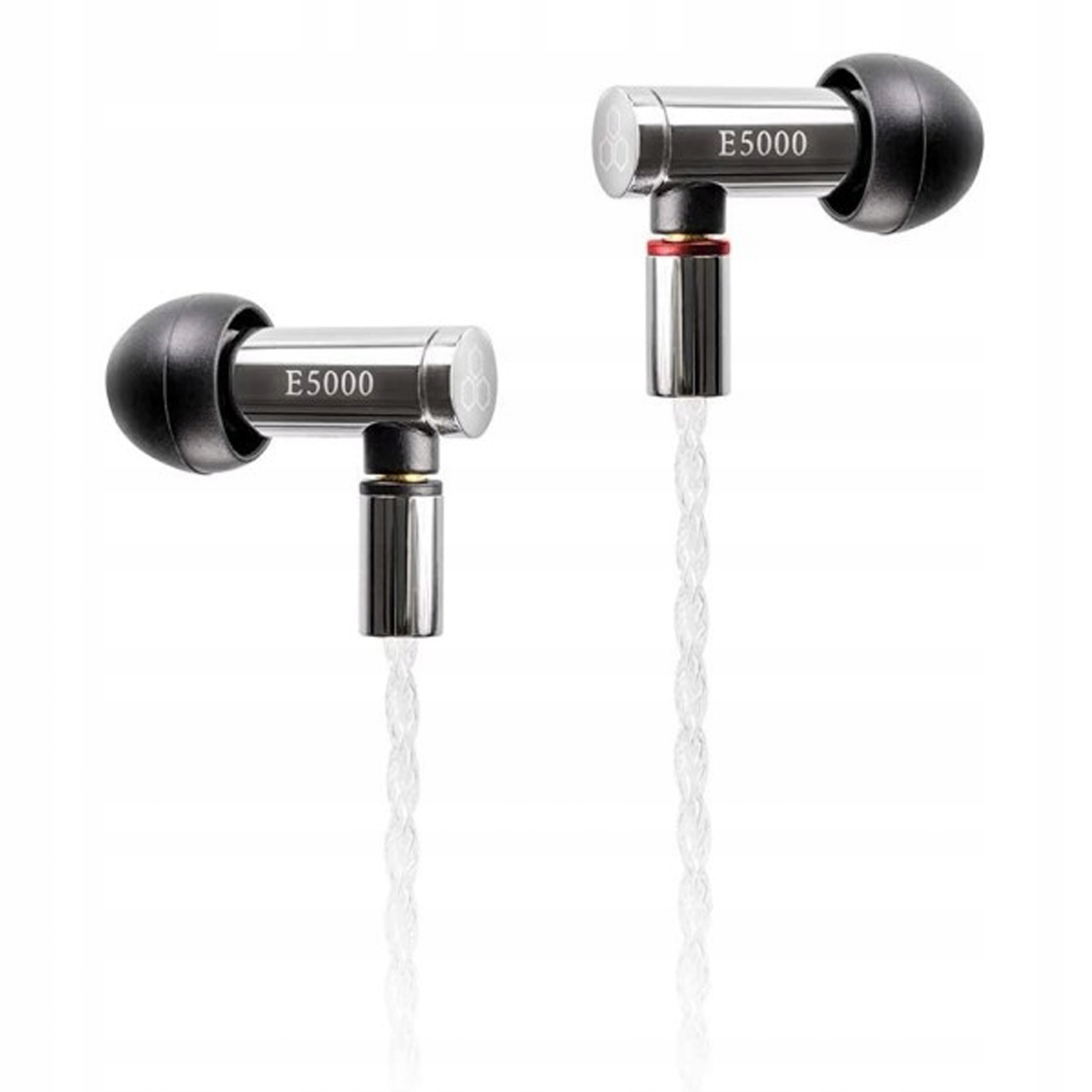 Final Audio E5000 Słuchawki Dokanałowe Z Wymiennym Przewodem MMCX Stalowe