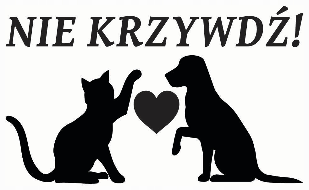 

Naklejka Nie Krzywdź na auto 15cm _kolory #2