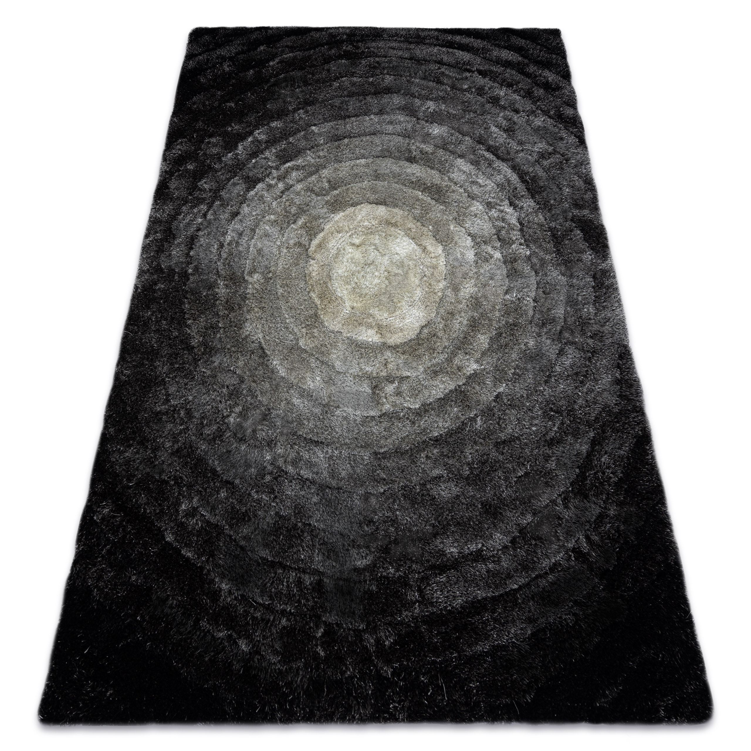 Tlustý Měkký Koberec Flim 160x220 cm Kola šedá #C307