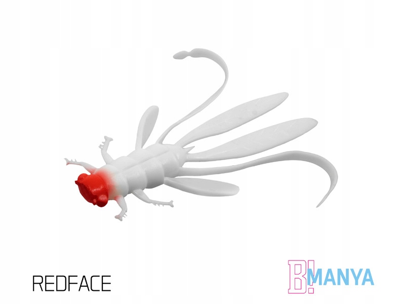 Przynęta gumowa Delphin Manya UVs 10,5cm RedFace