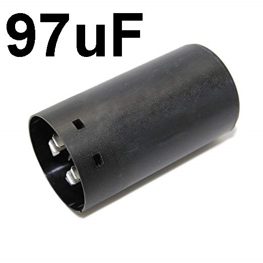 

97uF 330VDC kondensator elektroli.