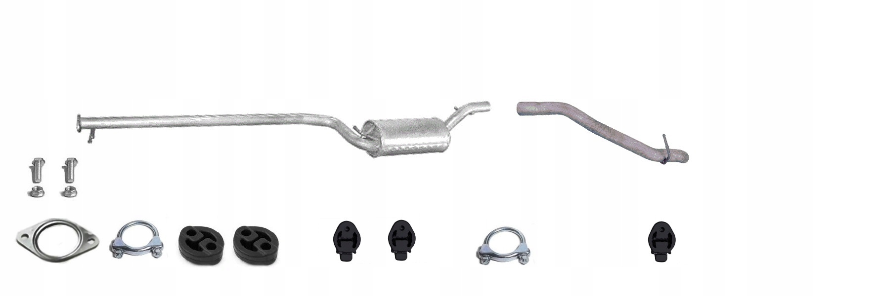 FORD FOCUS MK1 1.8 TDI TDCI 74KW 85KW 05/2004-09/2004 KPL TŁUMIK + RURA