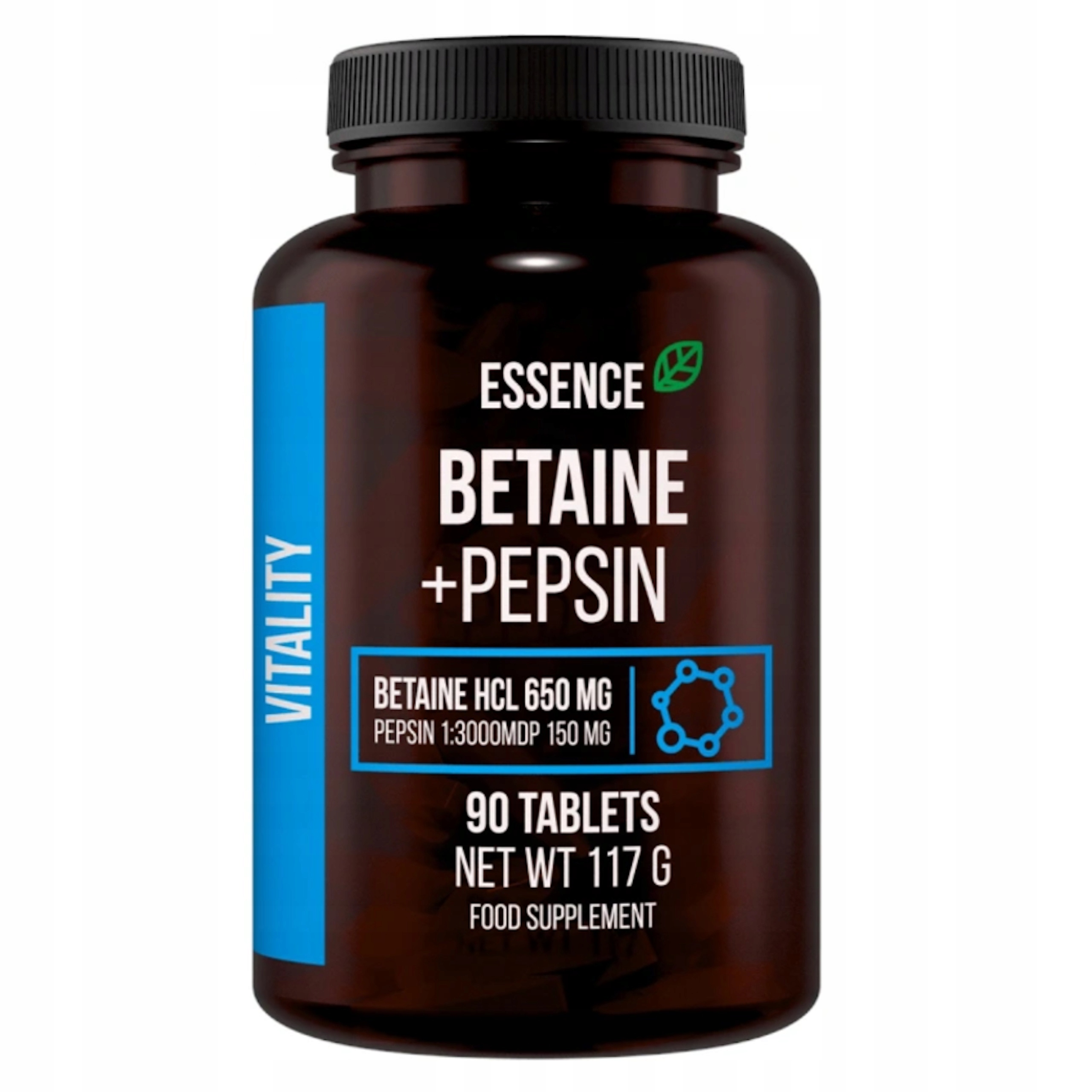 BETAÍN HCL 650MG PEPSÍN ESSENCE TRÁVENIE ČREVA