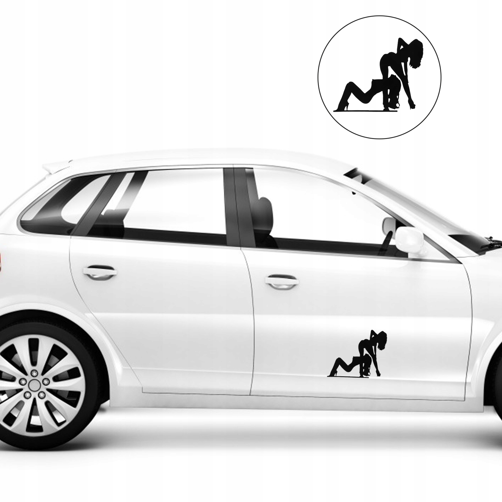 NAKLEJKI DECOR DZIEWCZYNA KOBIETA SEXY SAMOCHÓD Producent Inny