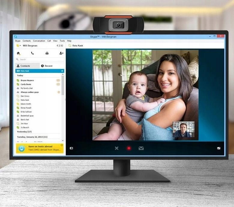 Kamerka Kamera INTERNETOWA FULL HD 1080P MIKROFON Megapiksele 2 MP