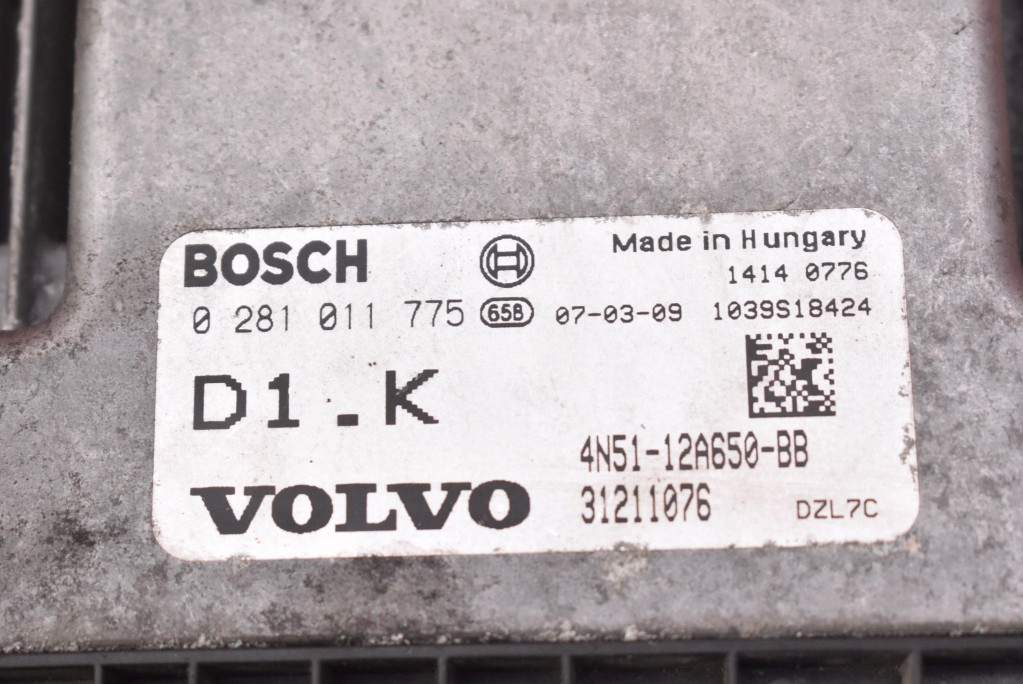 control unit computer of the engine 31211076 VOLVO S40 V40 2 II 1.6 D 109 KM 04-07