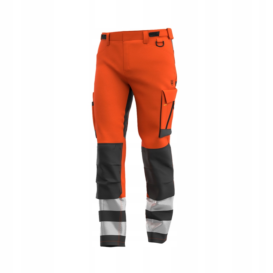 Elastyczne Spodnie Robocze odblaskowe pom-sza Scuti Safety Jogger R. 44