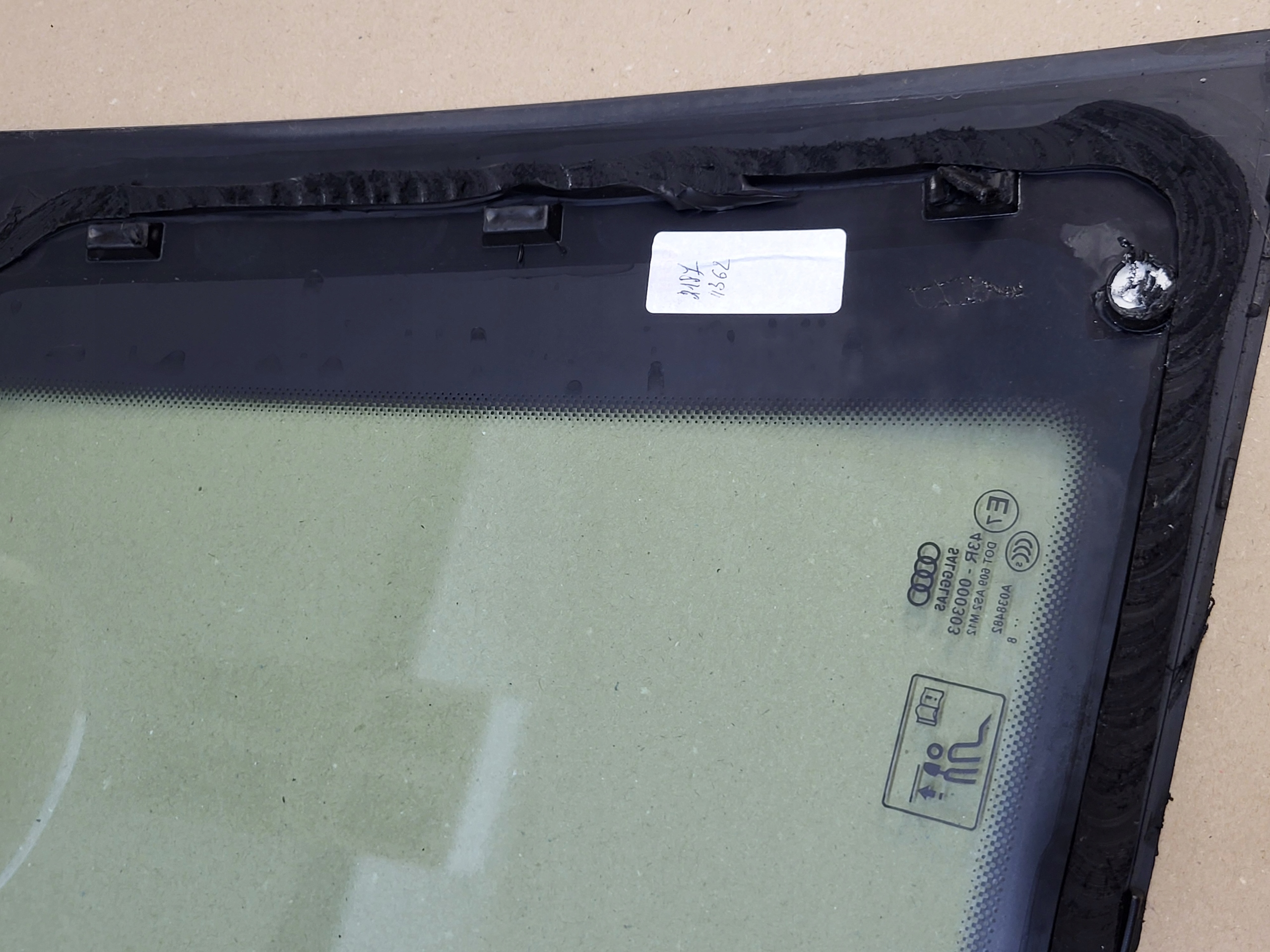 window bodywork side left AUDI A5 8T COUPE 3D OE 2008r.