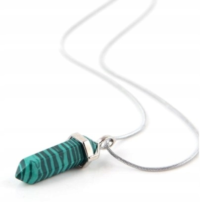 WISIOREK kamień MALACHIT naszyjnik prezent Kamień Inny kamień