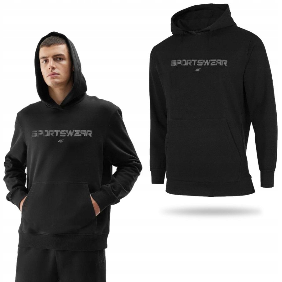 BLUZA MĘSKA 4F DRESOWA SPORTOWA CIEPŁA WYGODNA