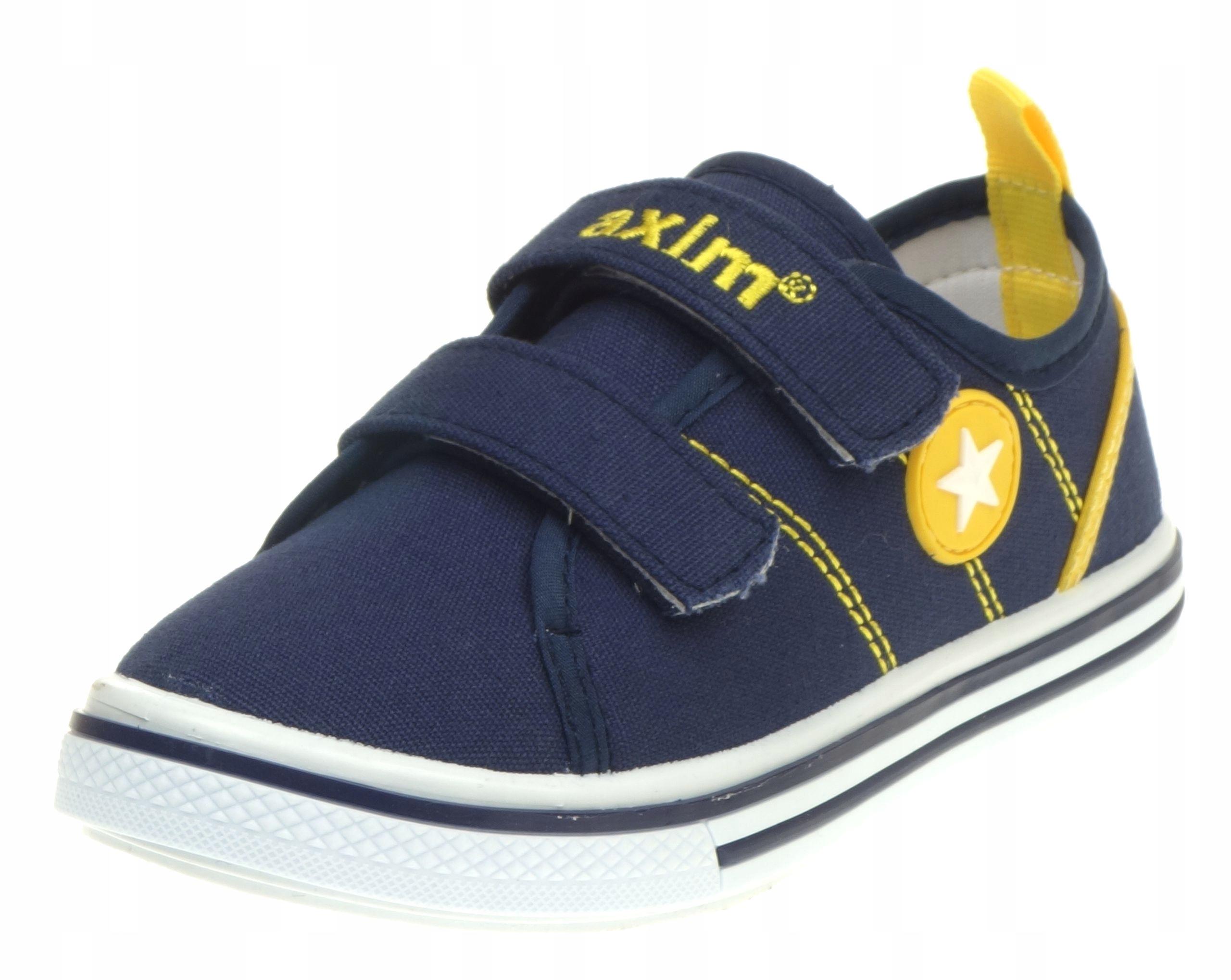 

Tenisówki Kapcie Axim Trampki wkł Skóra Rzepy 35