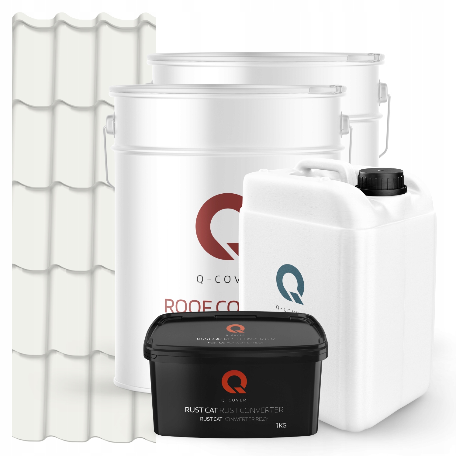 Farba Na Strechu Kovová Súprava Biela Cestná Ral 9016 74 m2 Satén