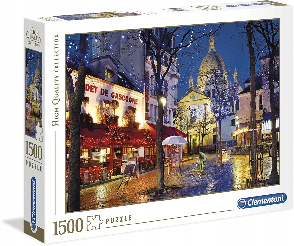 

Puzzle 1500 Paryż Montmartre Clementoni Hq 31999