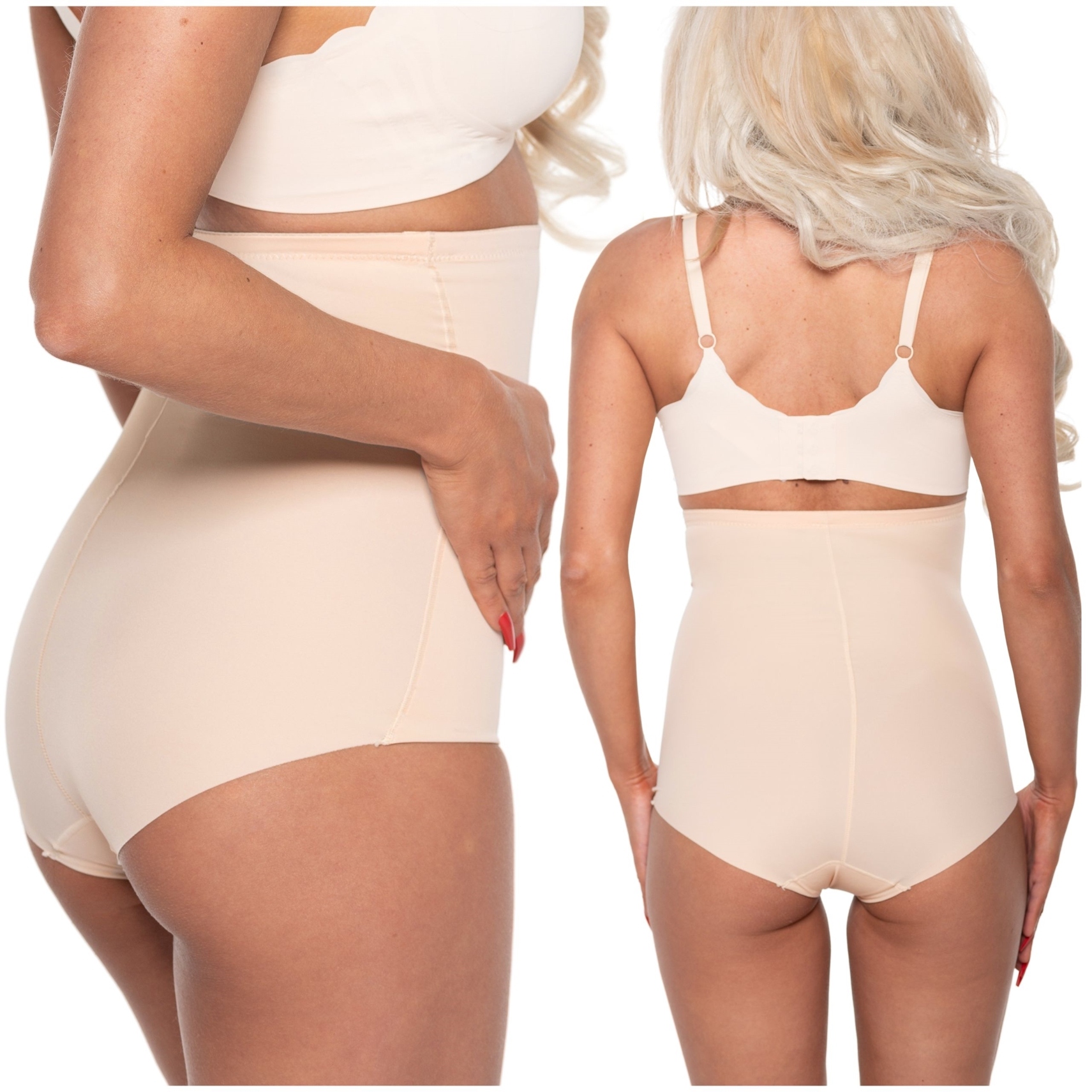 Majtki Wyszczuplające Brzuch Figi z Wysokim Stanem Modelujące Sylwetkę L/XL Płeć kobieta