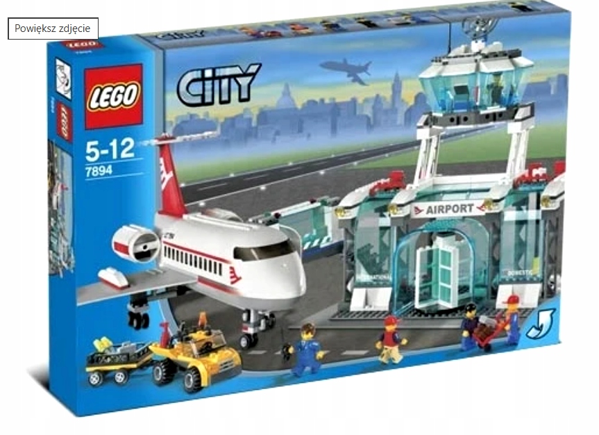 Lego City 7894 Lotnisko 700 elementów