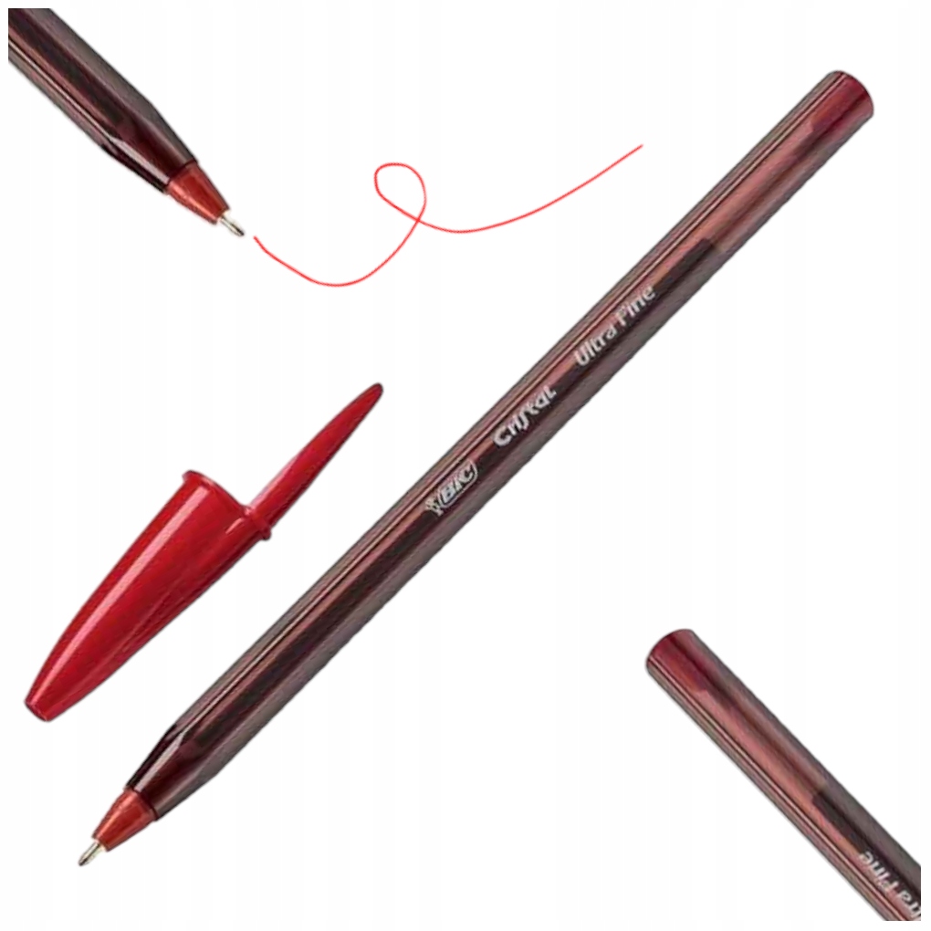 

Długopis Bic czerwony Cristal Exact ultra cienki