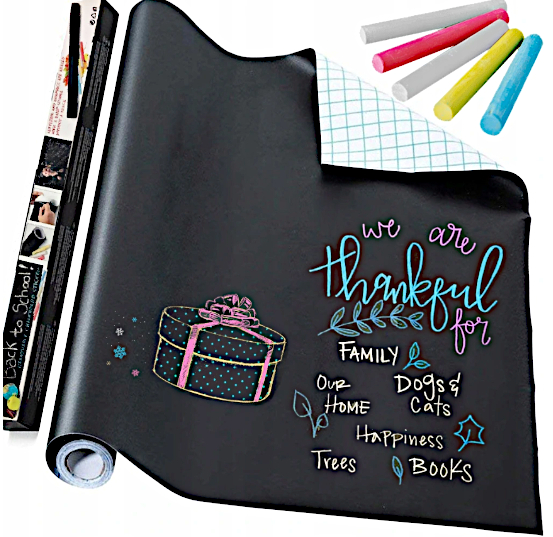 

Samoprzylepna Tablica Kredowa 45x200cm Kreda