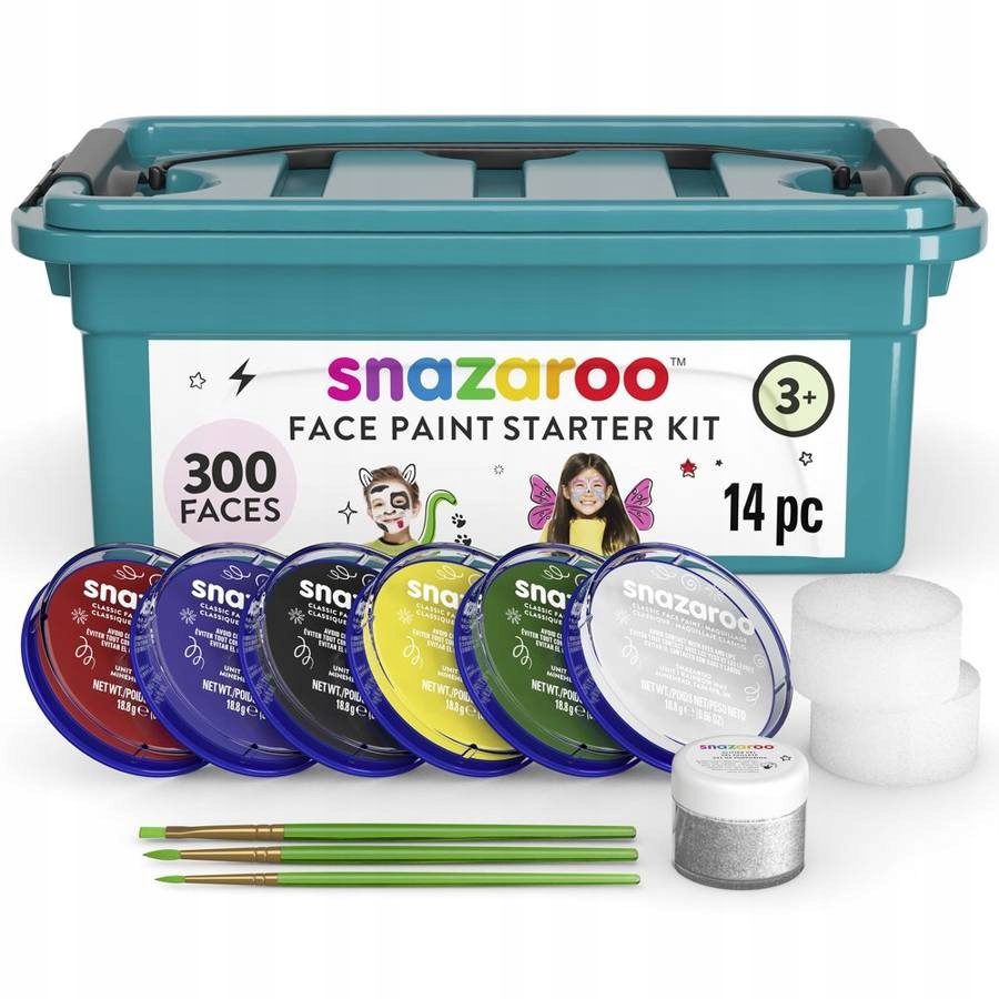 

Snazaroo Box 300 Farby do twarzy i ciała Zestaw