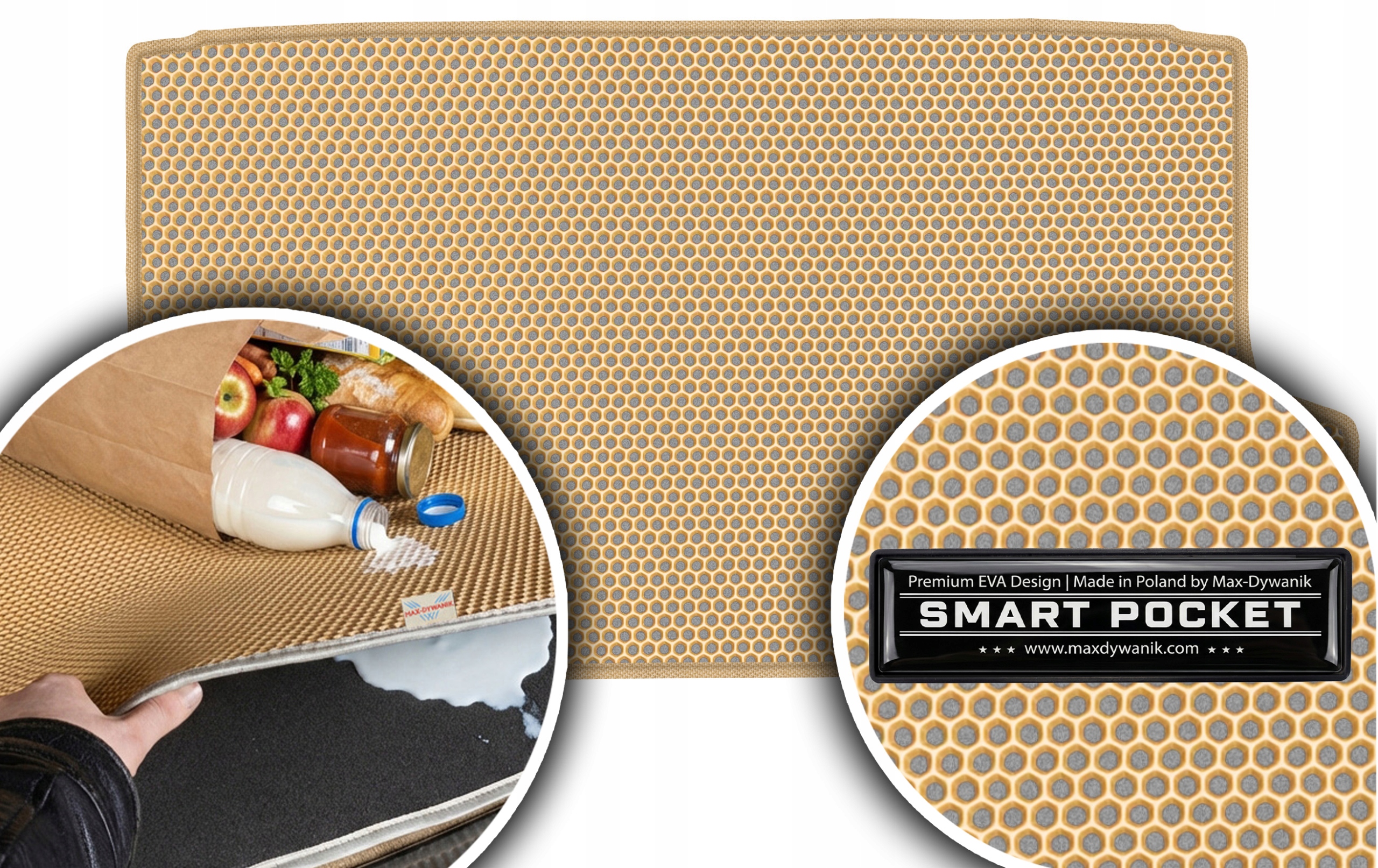 Toyota Corolla Verso I Van 02-04 Vložka do kufru Eva Smart Pocket Béžová