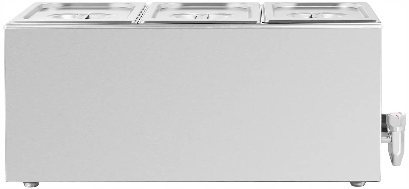 Bemar grzewczy 600W 3x GN 1/3 kranik Royal Catering RCBM_GN1/3 10012618