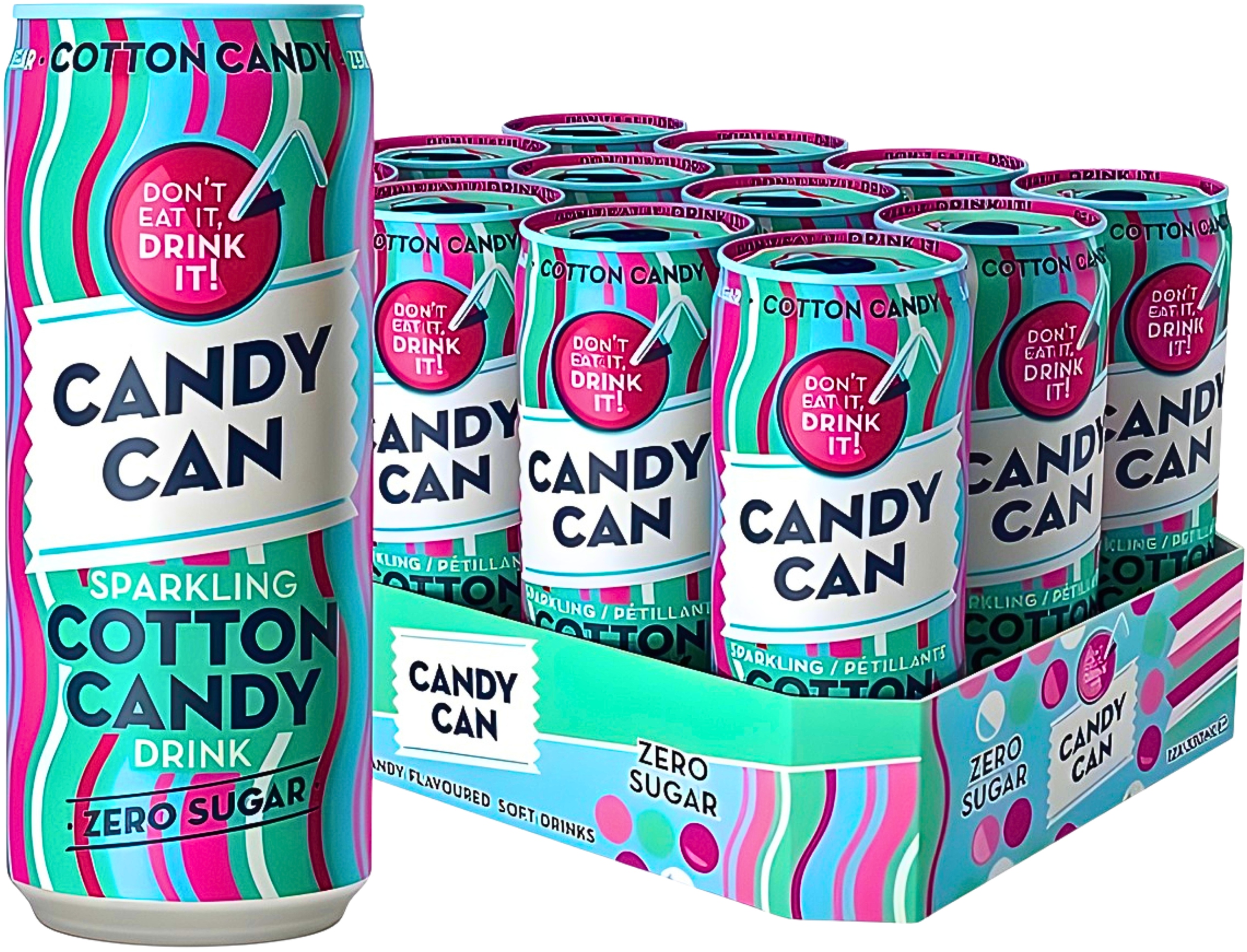 Candy Can Cotton Candy 12×330ml
