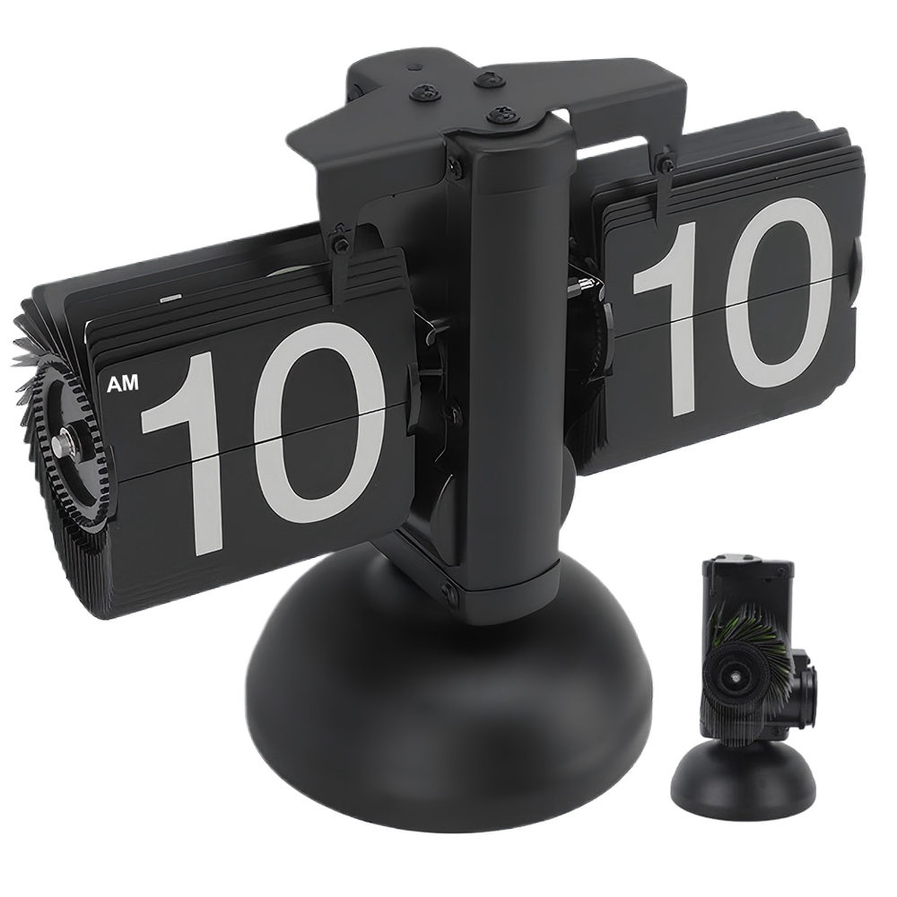 Stojící Mechanické Stolní Hodiny Retro Flip Clock Vintage Klapky