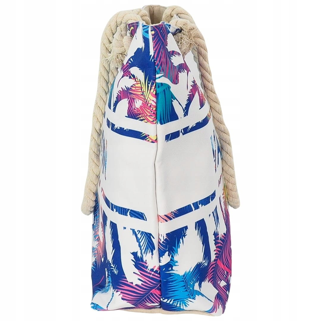 DUŻA TORBA PLAŻOWA ZAPINANA SHOPPER MIEJSKA PIKNIK Model Torba plażowa