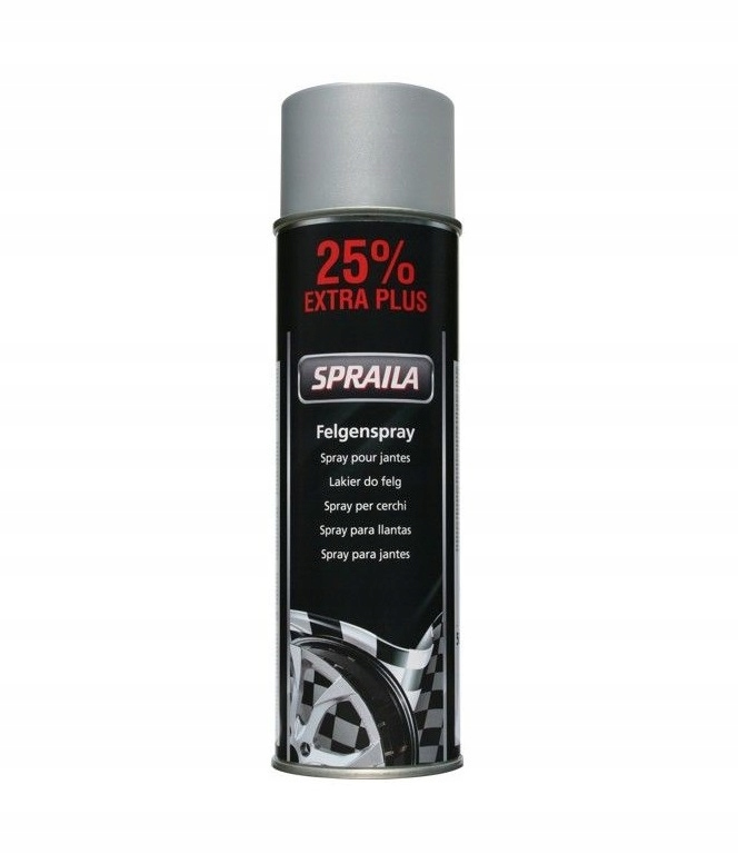 

Spray Lakier Farba Srebrny Do Felg 500ML Spraila
