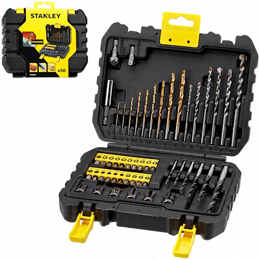 

Stanley Bity wiertła nasadki zestaw 50szt STA88546