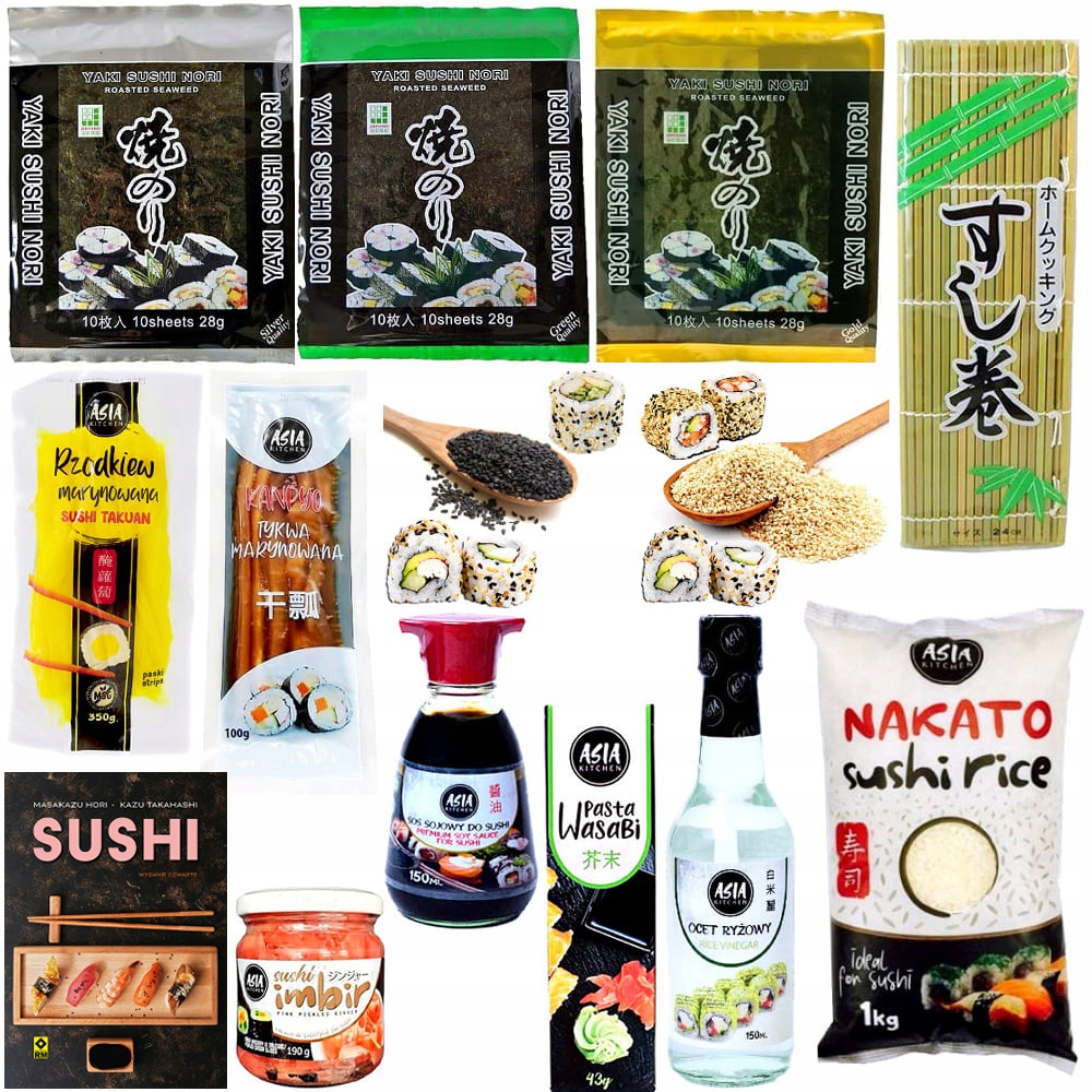 

Zestaw Do Sushi 14 Produktów Premium z Książką