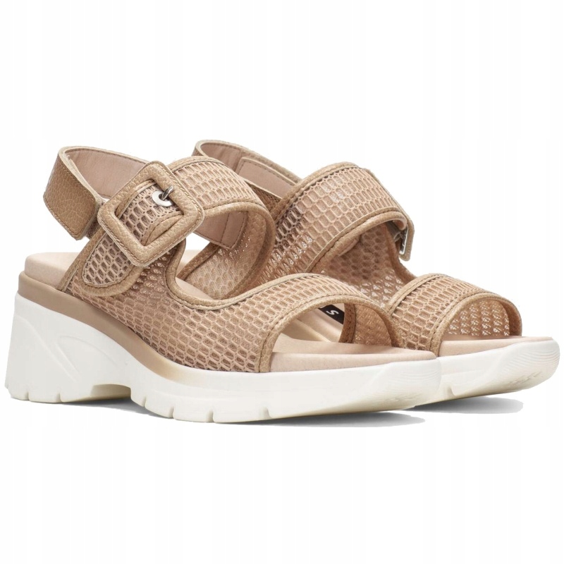 Dámské sandály Hispanitas HV264636 JAVA-V26 Desert béžové, Kůže Vel. 37