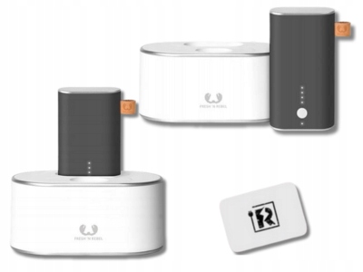 Powerbanka s nabíjecí stanicí Bílá s jednou powerbankou Dárek