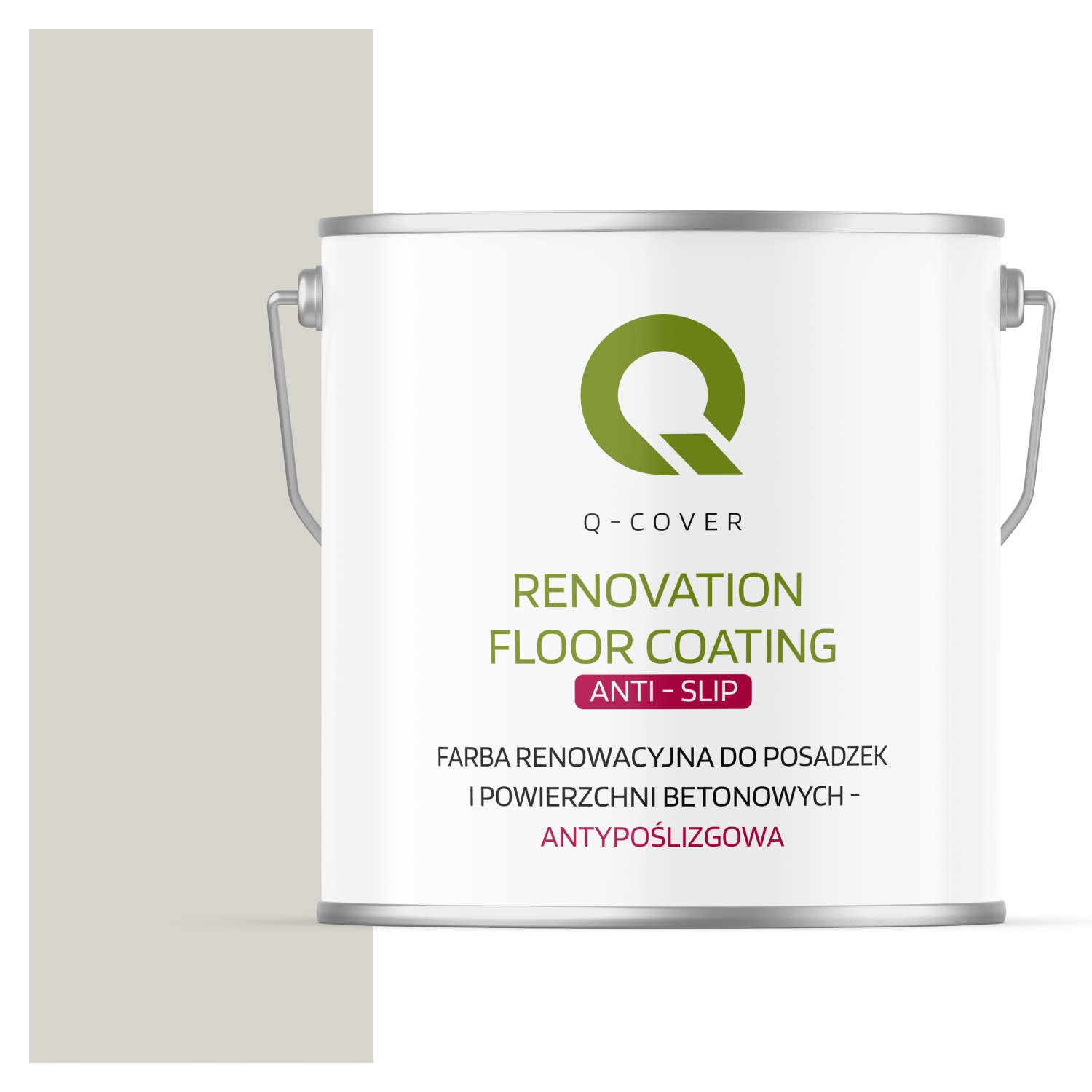 Protišmyková Farba Na Renováciu Betónu V Garáži 5 L Biela Šedá RAL9002 Uv