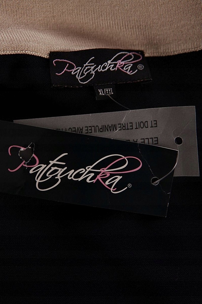 PATOUCHKA Narzutka sweterek rozpinany dzianina 42/44 Kolor niebieski