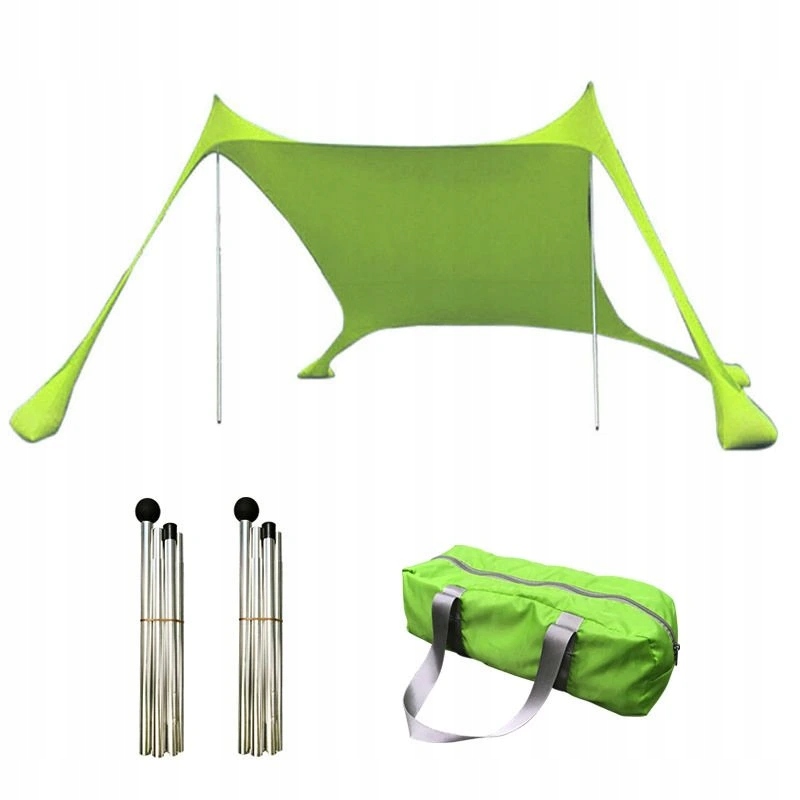 Surtep Přístřešek na pláž Shade Aluminium s Uv 50+, 200x210x150cm, Zelená