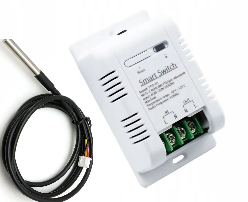 Regulator temperatury, Tuya WiFi 3000W pomiar energii termostat czujnik