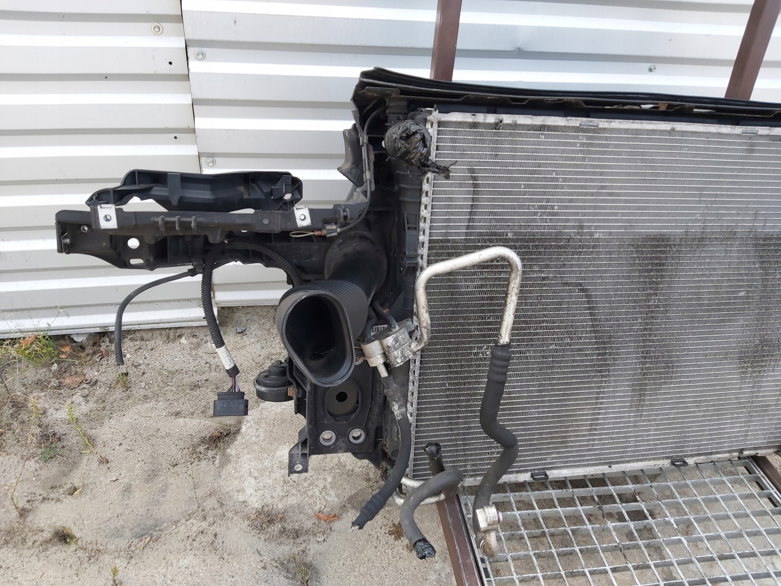 front body wall radiator PORSCHE CAYENNE and 7L LIFT 4.8