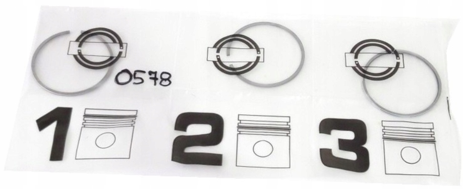 0739 - ПОРШНЕВІ КІЛЬЦЯ AIXAM ROADLINE / SCOUTY / CITY