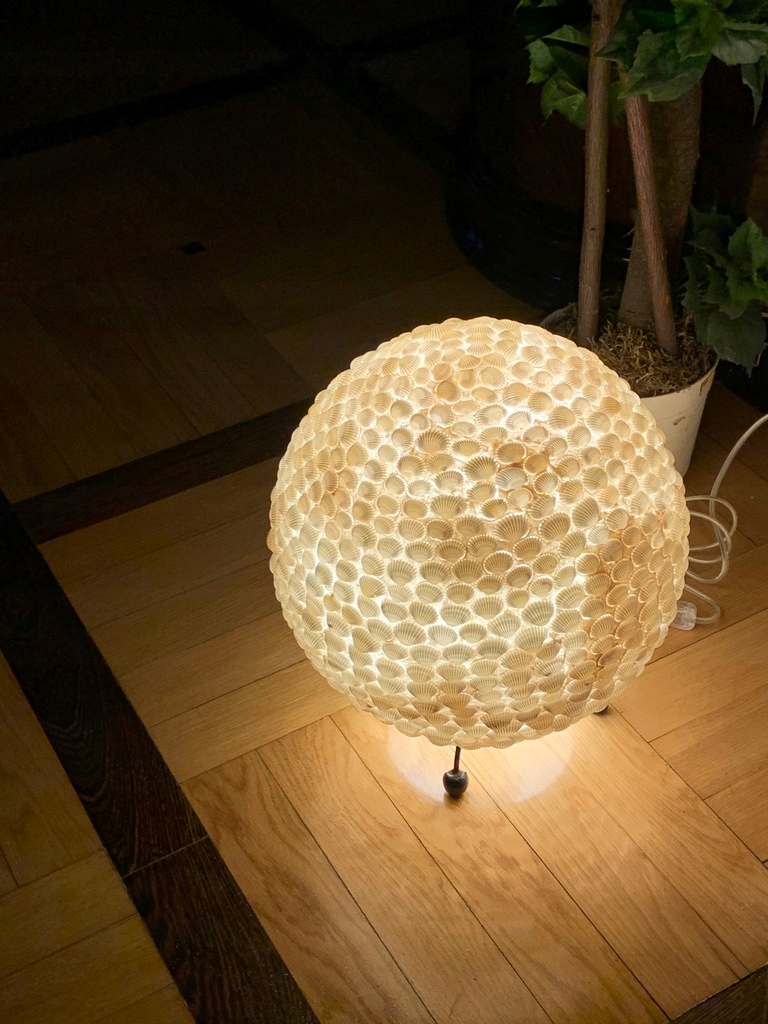 Lampa stołowa Bali muszle morskie Globo 25834 Kod producenta 25834