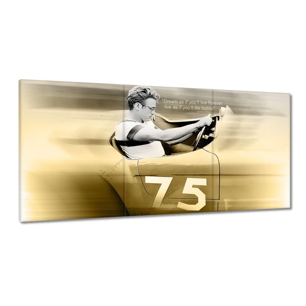 Obrazy 180x90 James Dean v aute